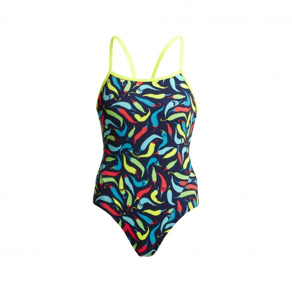 Funkita Chilli Boss Single Strap Badeanzug Damen FKS030L70927