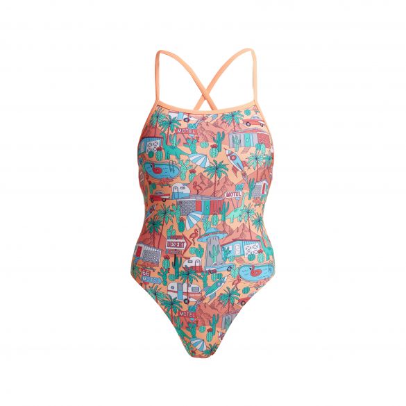 Funkita Burning Man Strapped In Badeanzug Damen FS38G70919