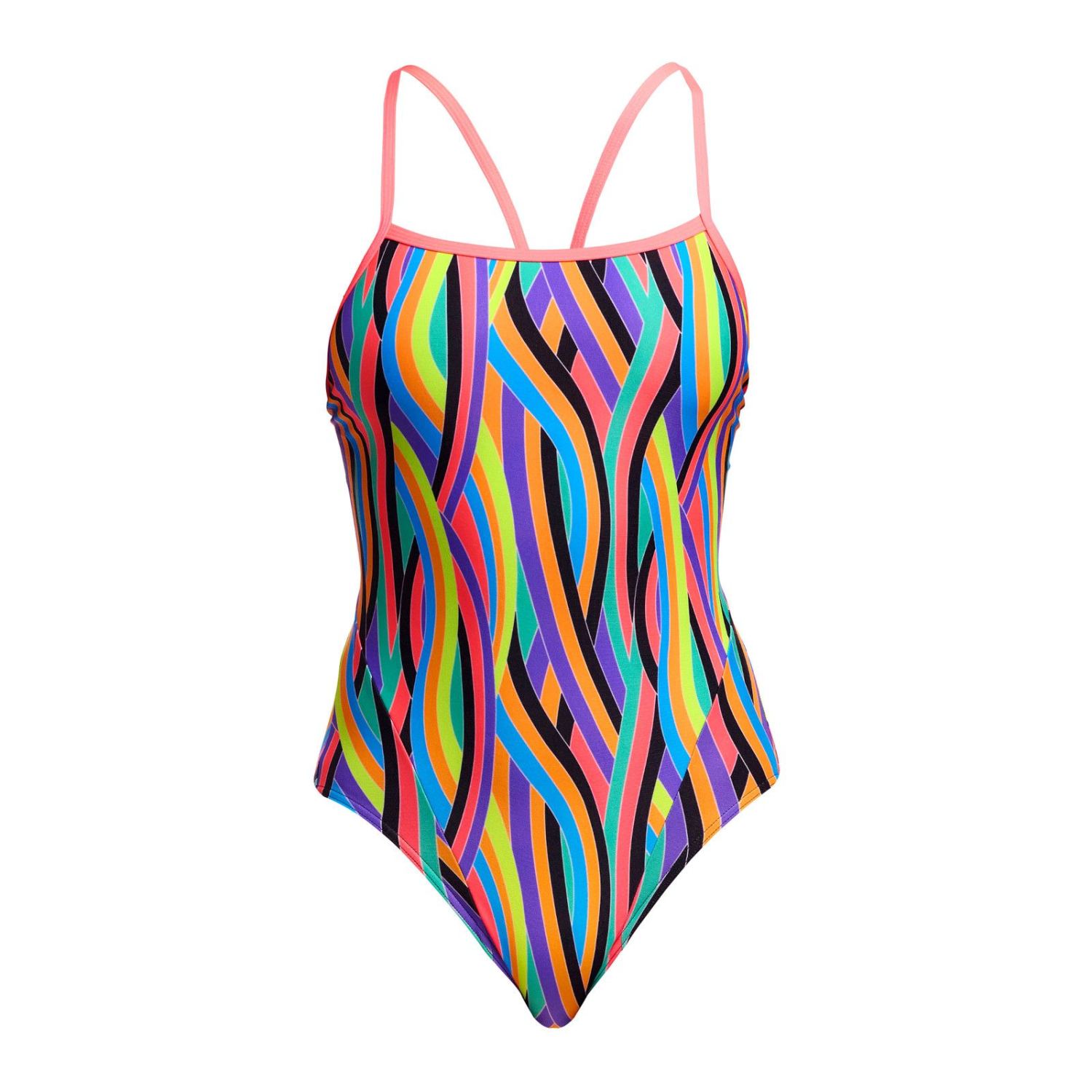 Funkita Single Strap Badeanzug Curl Curl Damen FKS030L72182
