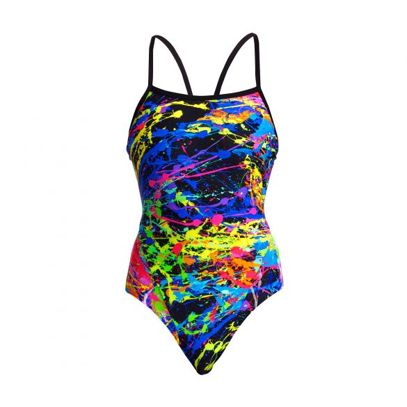 Funkita Paint Smash Single Strap Badeanzug Damen FS15L71296