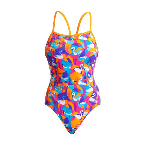 Funkita Swim Swan Eco Single Strap Badeanzug Damen FKS030L71326