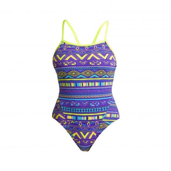 Funkita Inca Inked Single Strap Badeanzug Damen FS15L70966