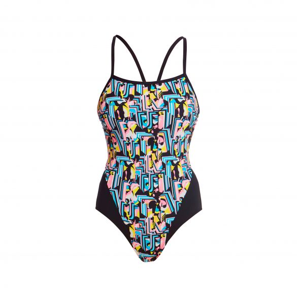Funkita Abstracta Single Strap Badeanzug Damen FS15L02516
