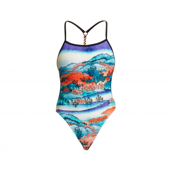 Funkita Misty Mountain Twisted Badeanzug Damen FKS010L02661