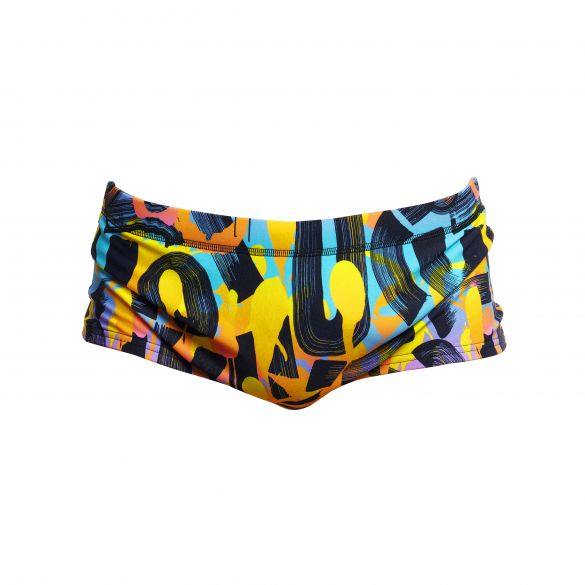 Funky Trunks Smooth Stroke plain front Trunk Badehose Herren FT01M71245
