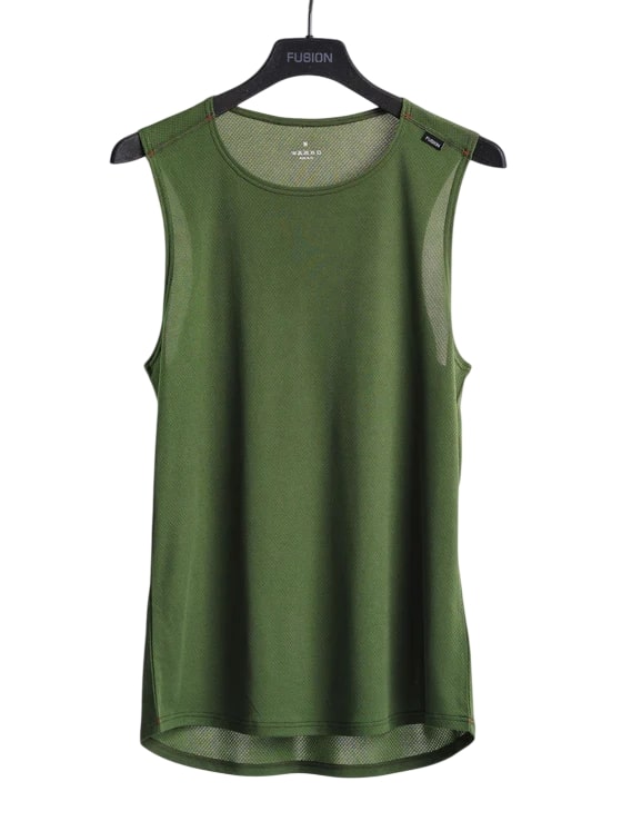 Fusion run singlet grün herren 1036-GRN