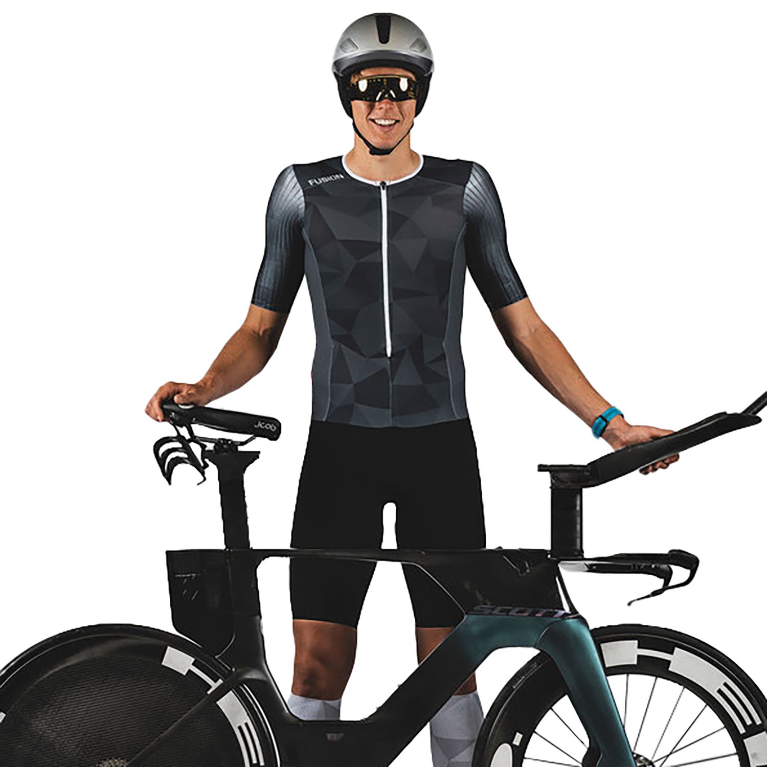 Fusion TEMPO! Suit Kurzarm Grau Unisex 1016-GRIJS