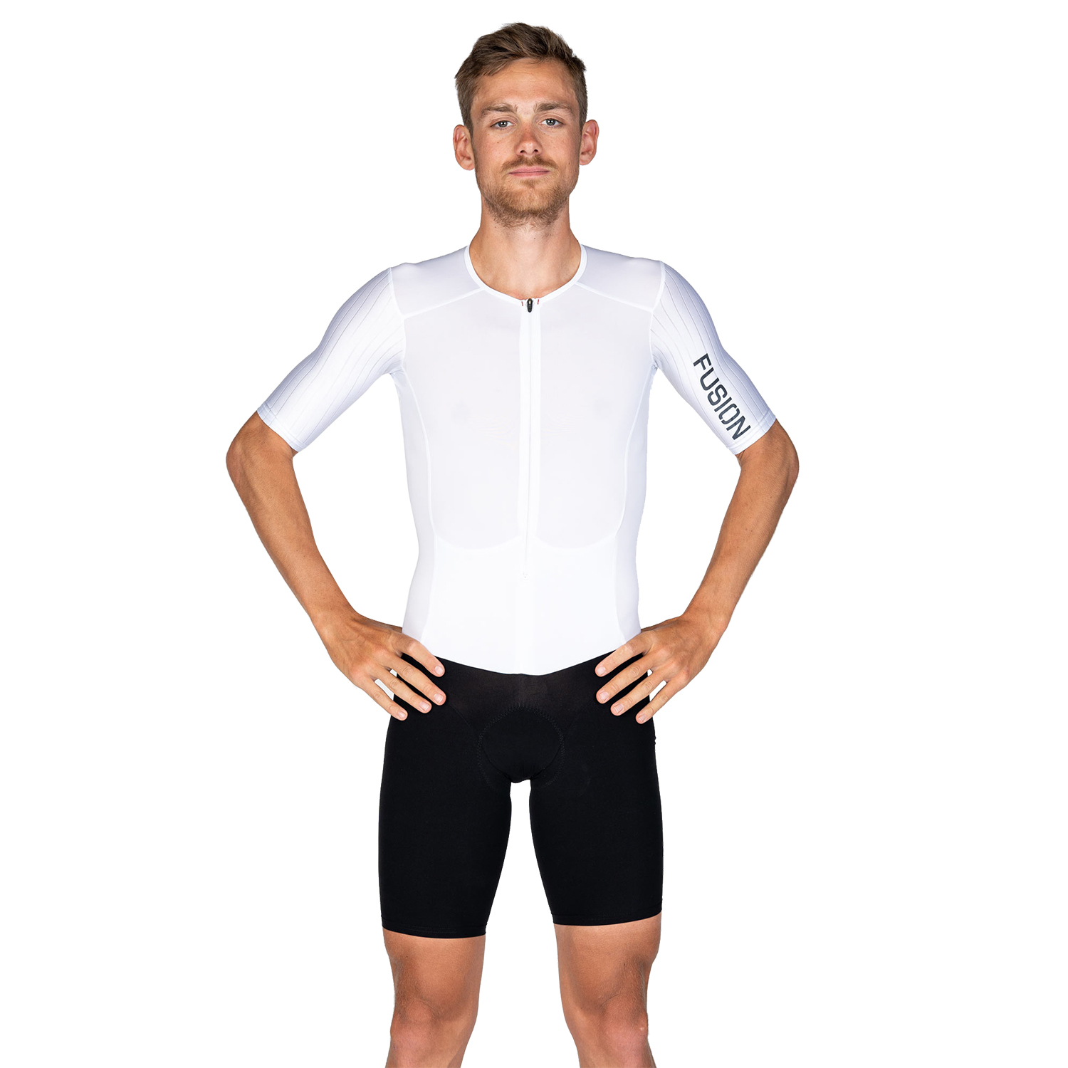 Fusion SLi High Speed Suit SS Weiss/Schwarz Unisex 1140