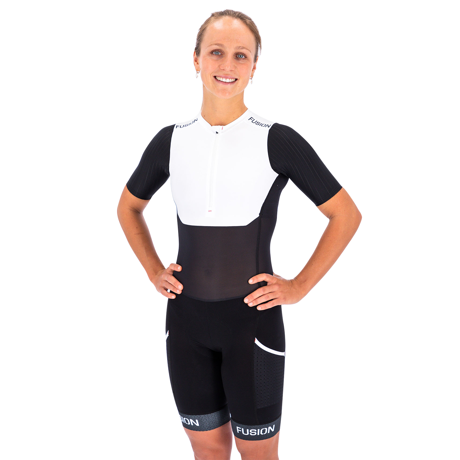 Fusion SLi Speed Suit SS Weiss/Schwarz Unisex 0233-WI/ZW