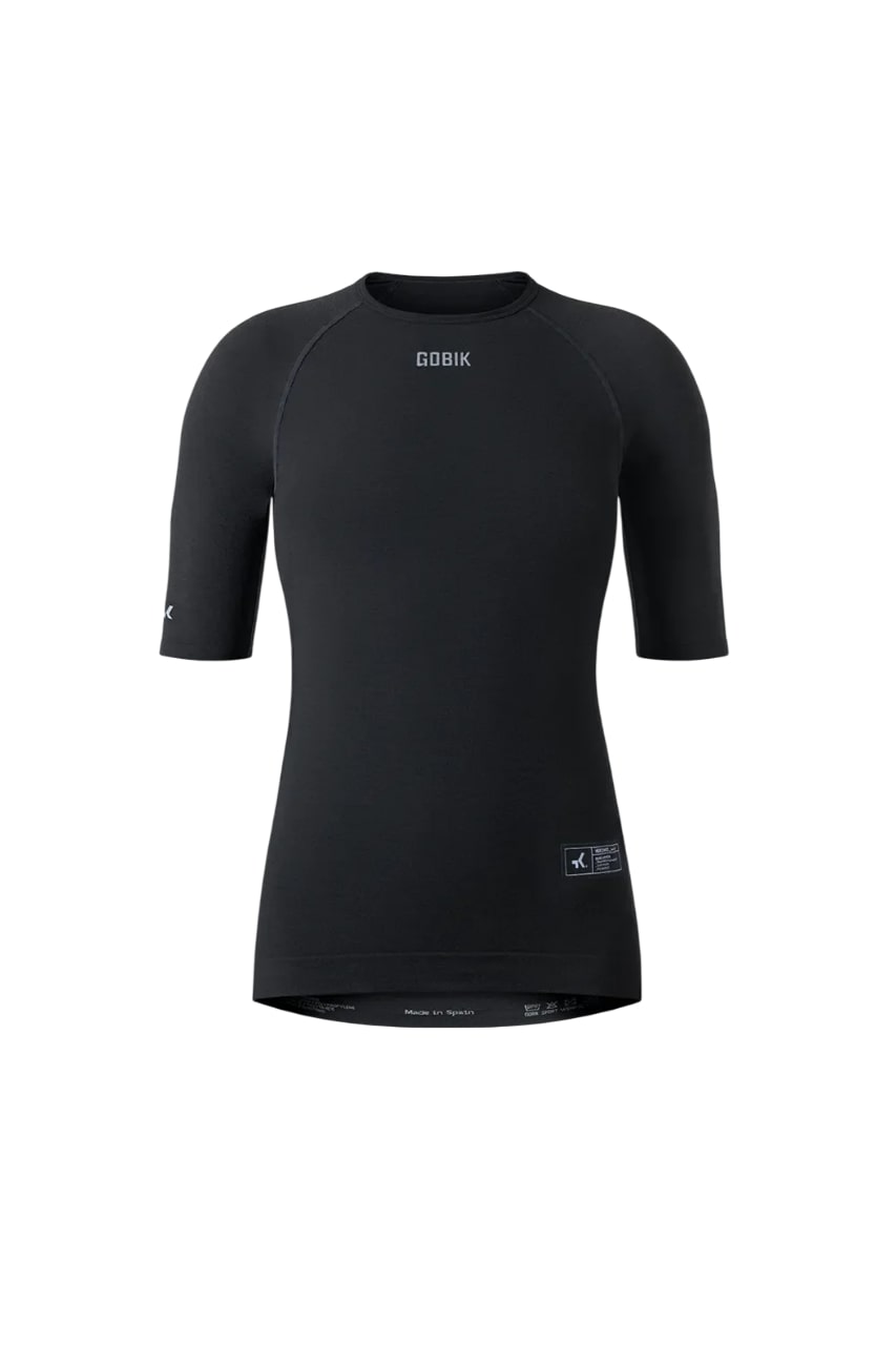Gobik Merino coal unterhemd kurzer arm damen 10-07-022-001