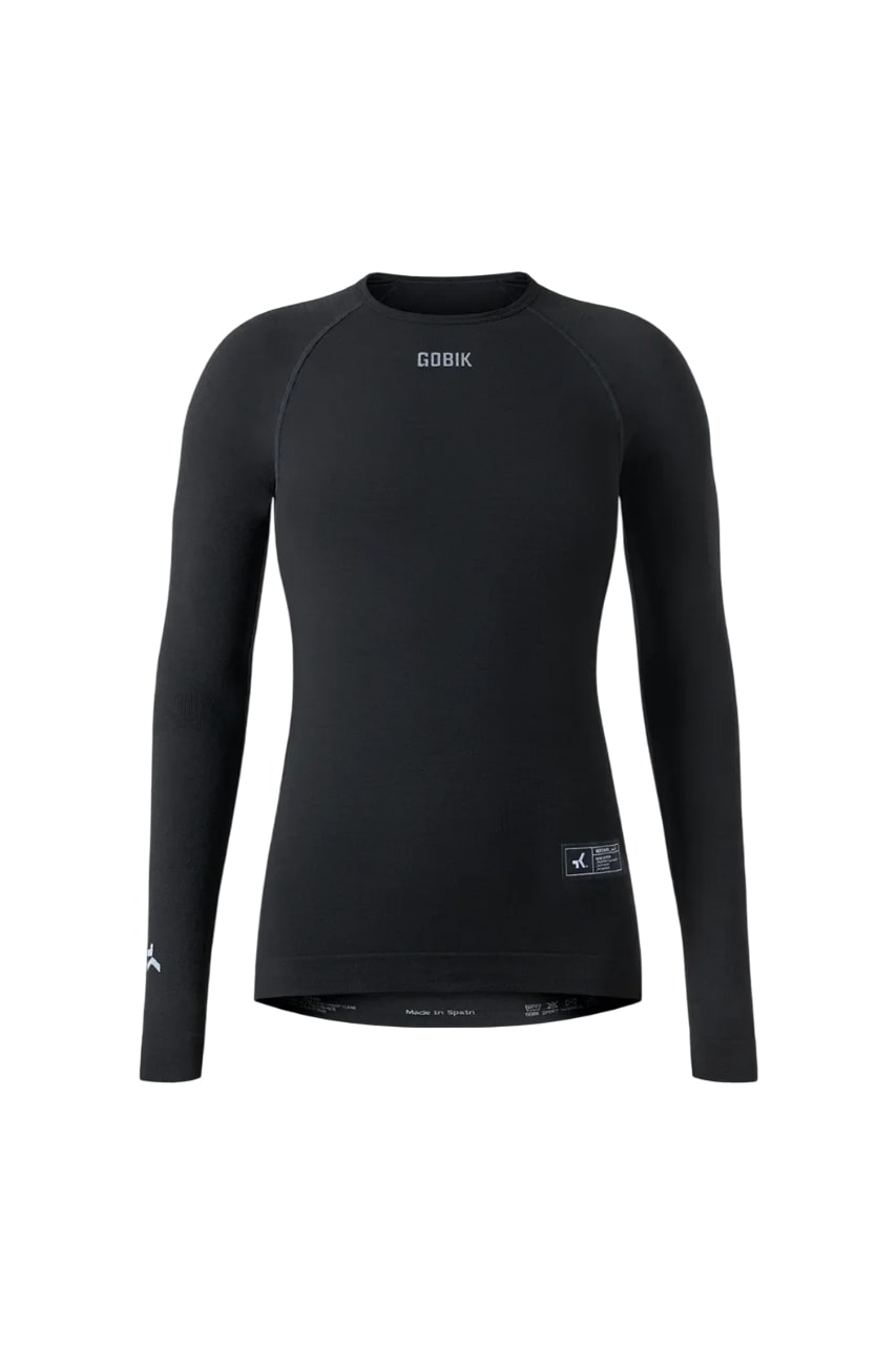 Gobik Merino coal unterhemd langarm damen 10-07-005-003