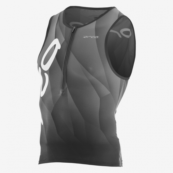 Orca 226 Kompress tri tank top ärmellos Schwarz/Weiß Herren GVD402