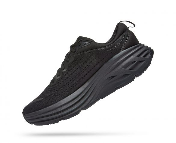 Hoka Bondi 8 Laufschuhe Schwarz Herren