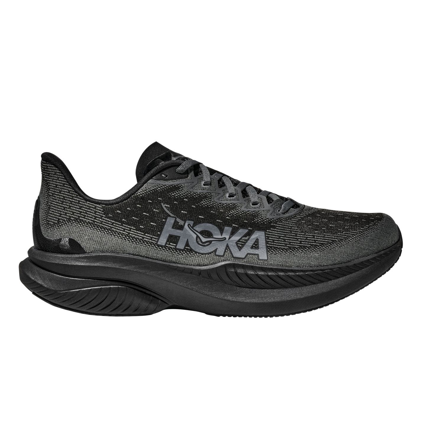 Hoka Mach 6 Laufschuhe Black/Outer Orbit Herren 1147790-BCKT