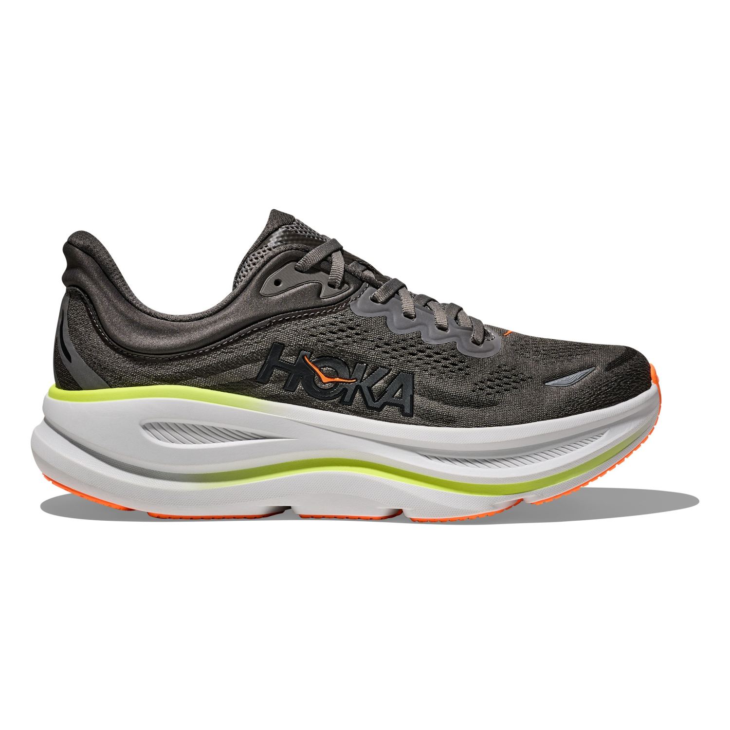 Hoka Bondi 9 Laufschuhe Asphalt Grey/Gravel Herren 1162011-ALTG