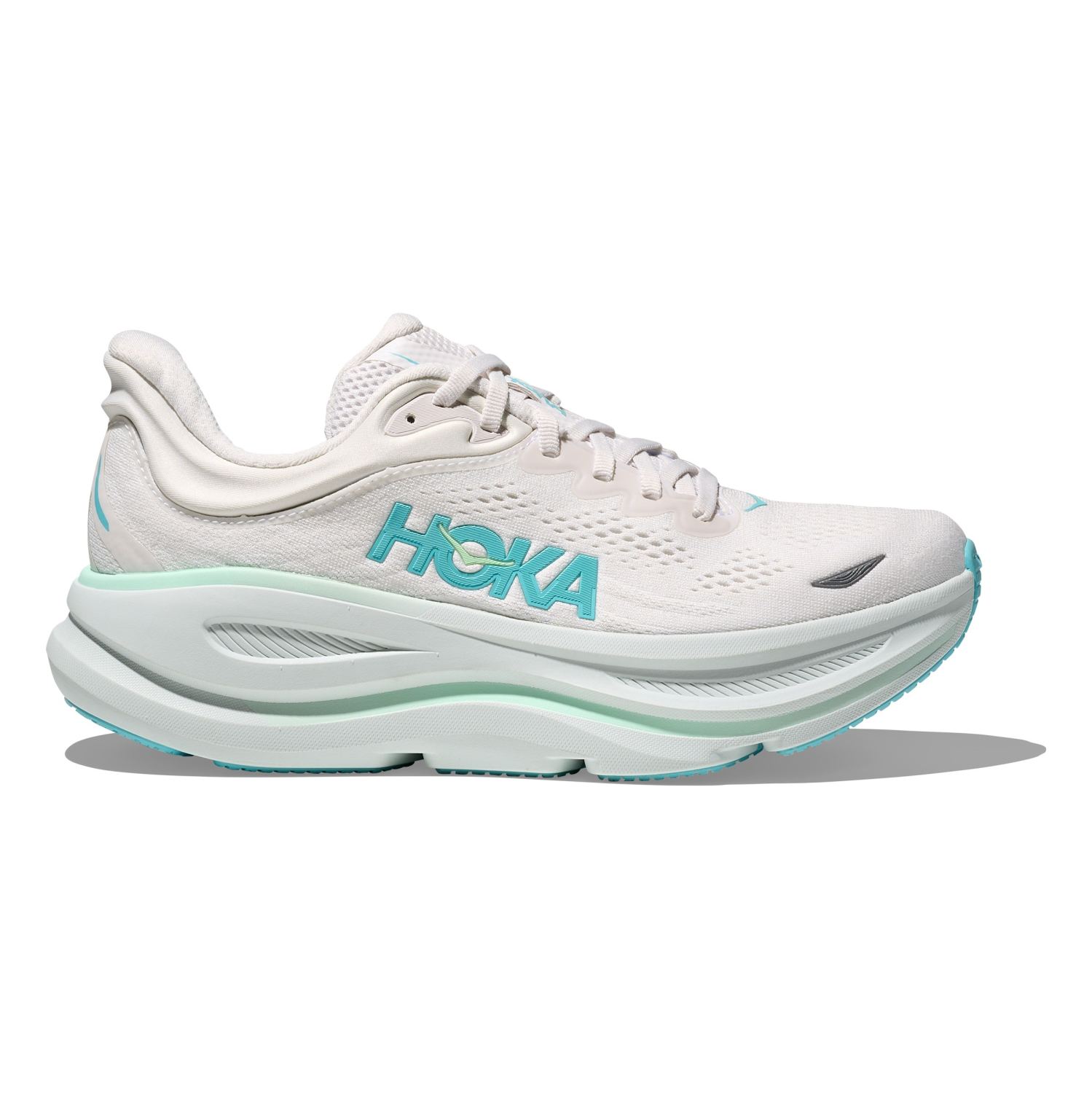 Hoka Bondi 9 Laufschuhe Frost/Cielo Blau Damen 1162012-FTCL
