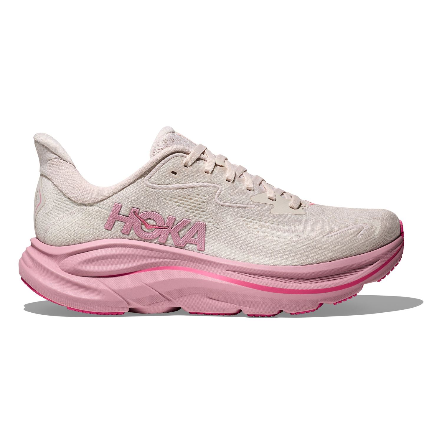 Hoka Clifton 10 Laufschuhe Rose Cream/Rose Dried Damen 1162031-RMD