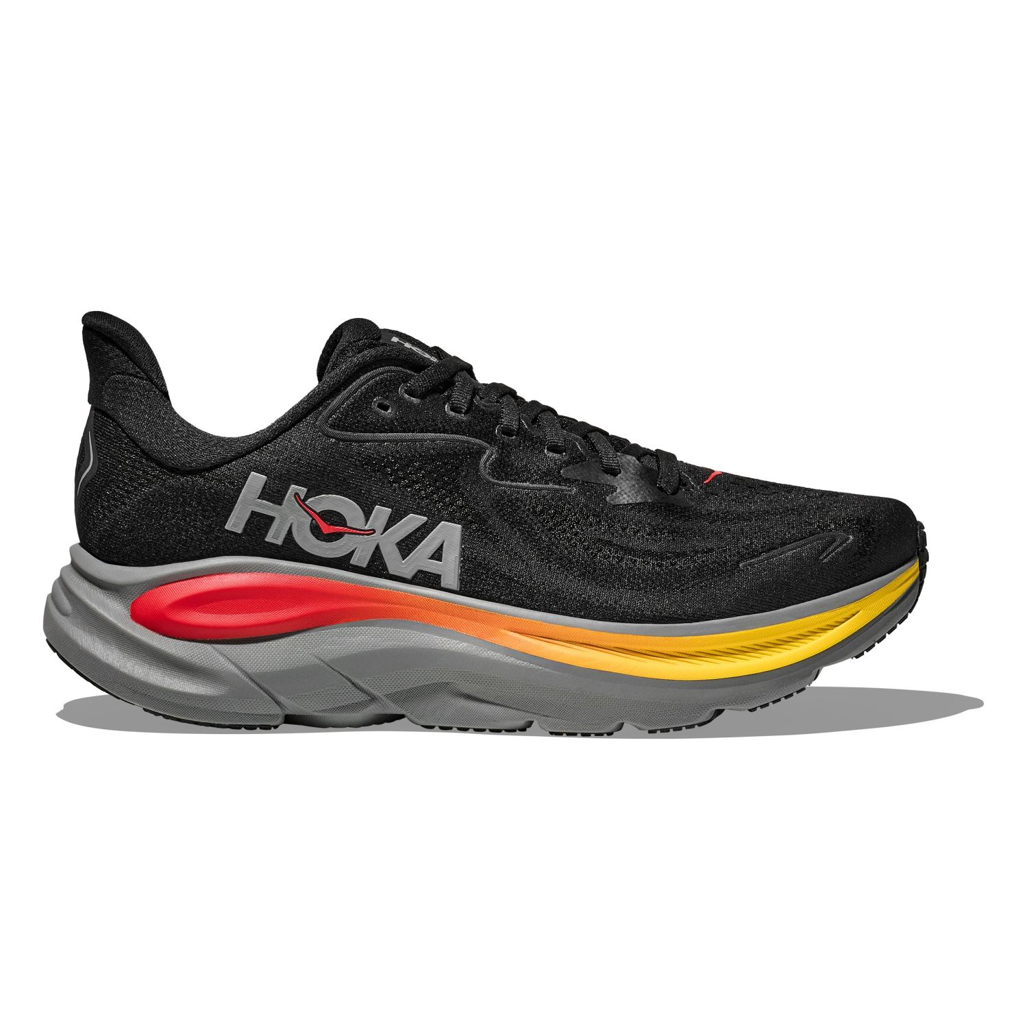 Hoka Clifton 10 Laufschuhe Black/Galactic Grey Herren 1162030-BKGL
