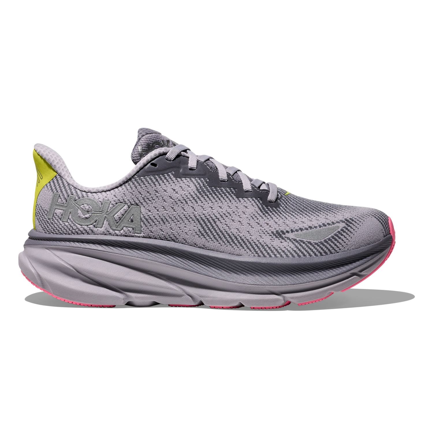 Hoka Clifton 9 GTX Laufschuhe Grey Skies/Foggy Grey Damen 1141490F-GYSK