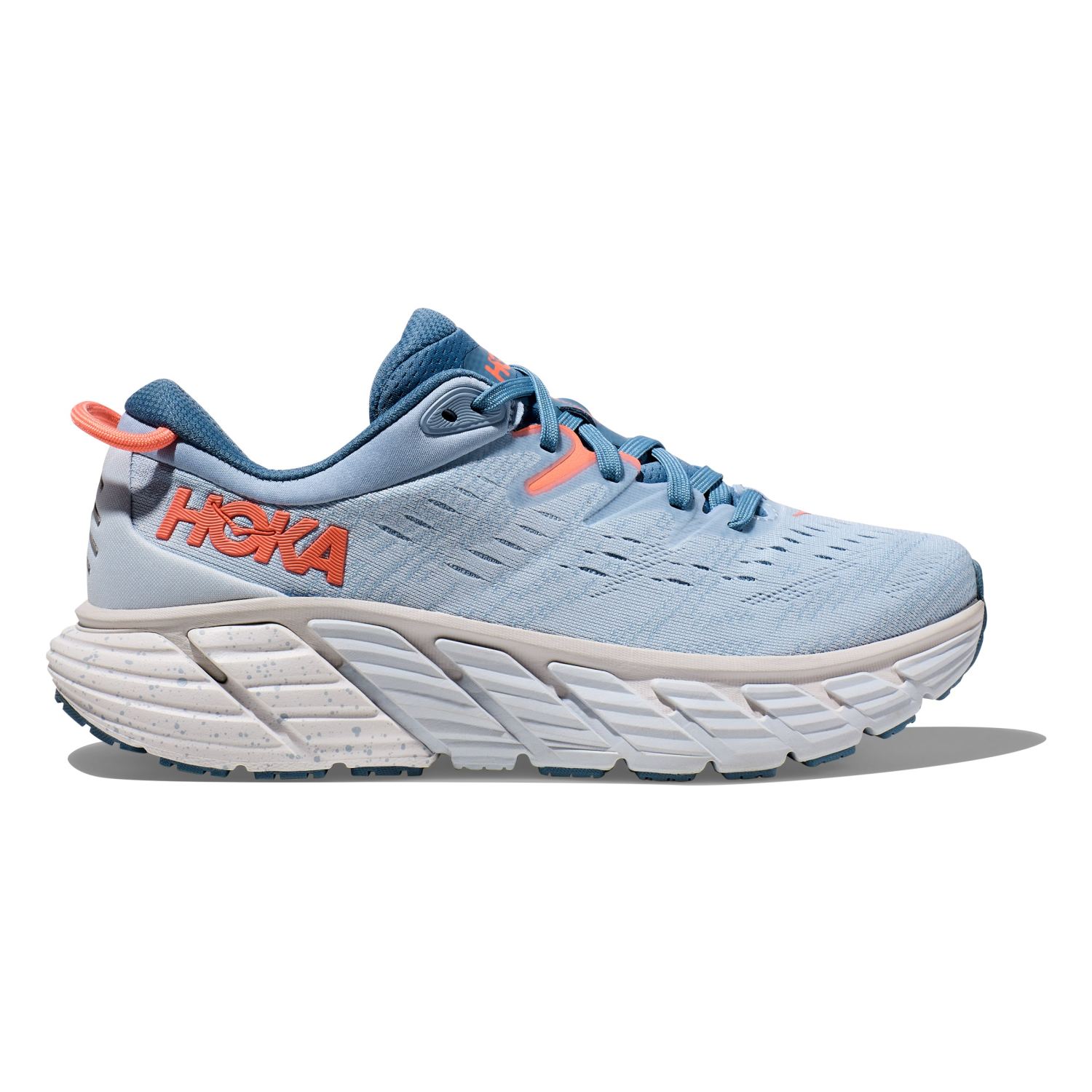 Hoka Gaviota 4 Laufschuhe Lichtblau Damen 1123199-BFPA