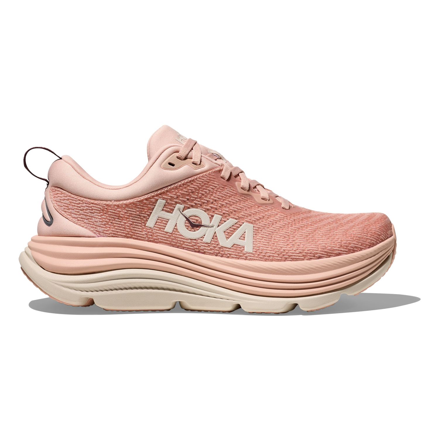 Hoka Gaviota 5 Laufschuhe Rose Latte/Rose Cream Damen 1134235-RLTT