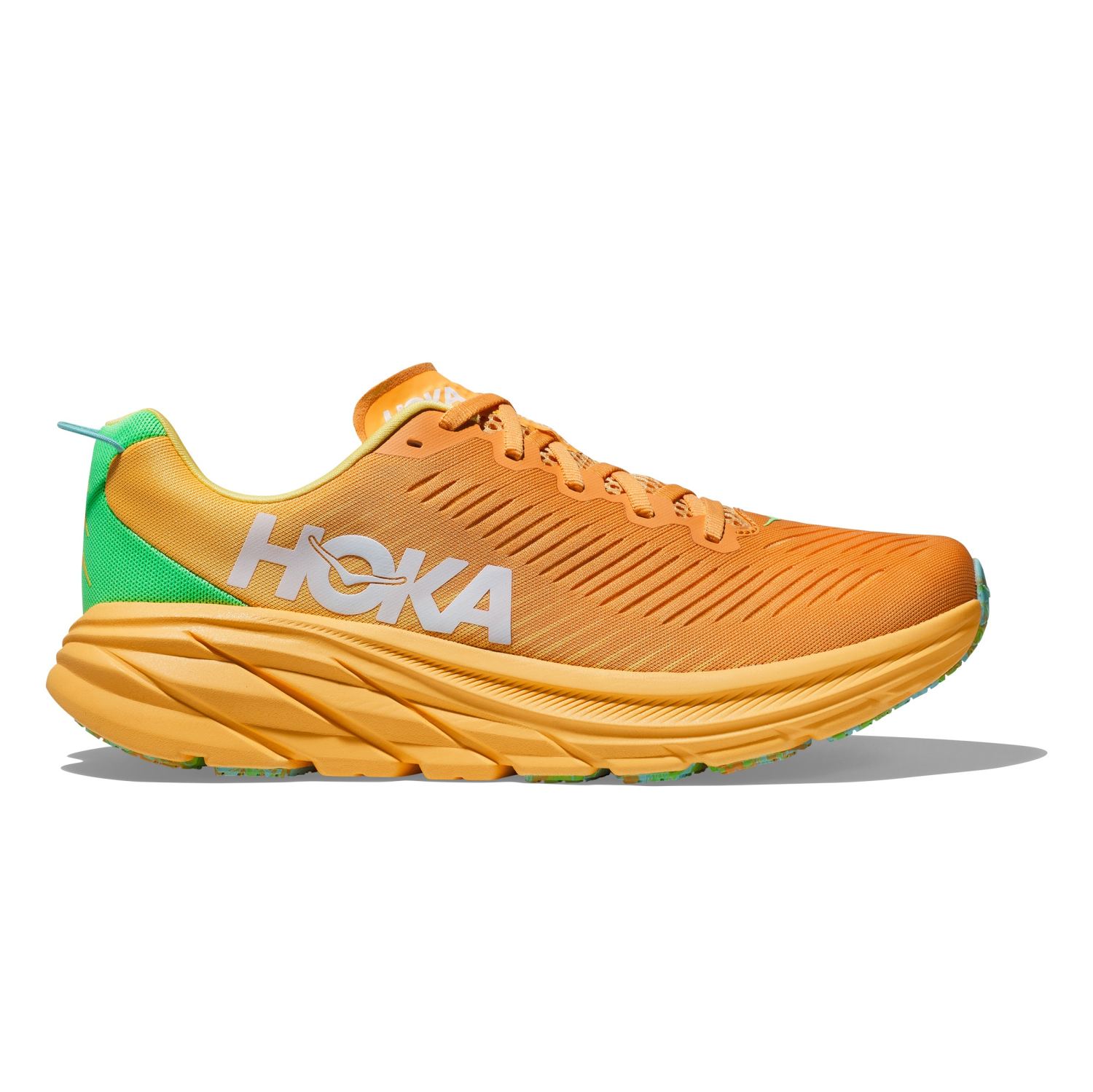Hoka Rincon 3 Laufschuhe Orange/Grun Herren 1119395-SPY
