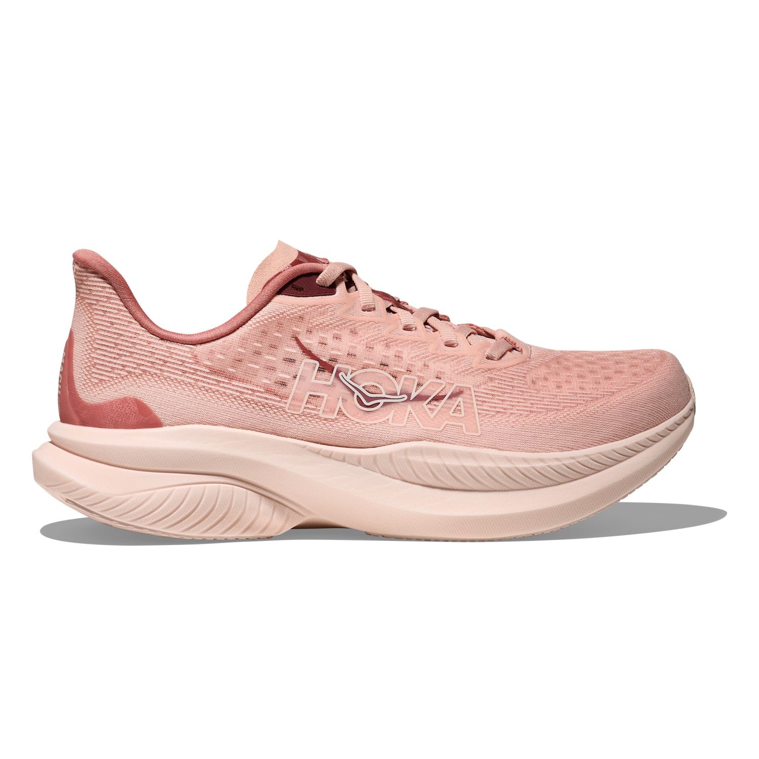 Hoka Mach 6 Laufschuhe Rose Latte/Blush Damen 1147810-RSLT