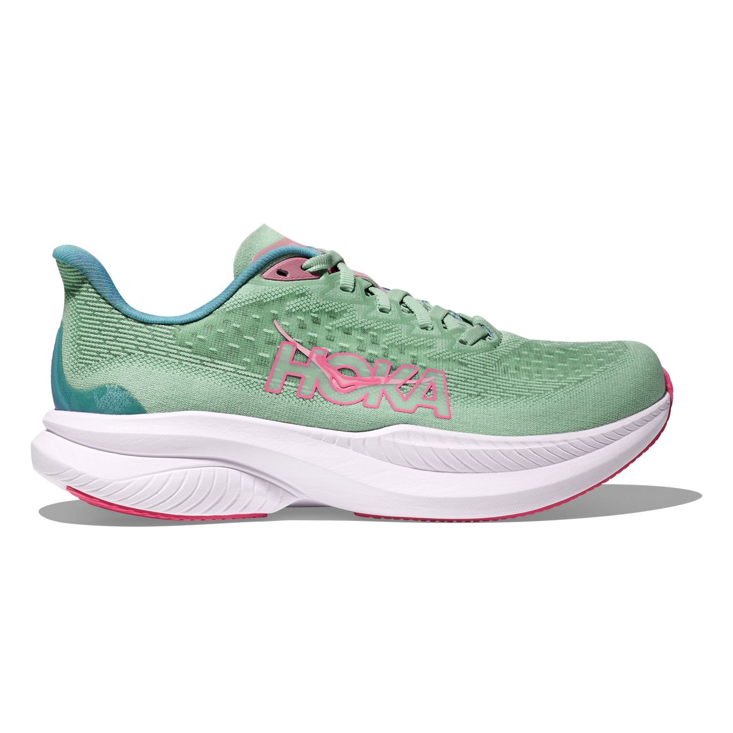 Hoka Mach 6 Laufschuhe Jadeite/Alpine Blue Damen 1147810-JTL