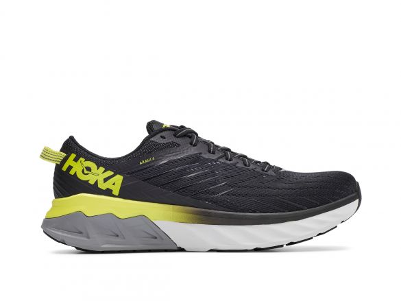 Hoka One One Arahi 4 Laufschuhe schwarz/Gelb Herren 1106473-BEPR