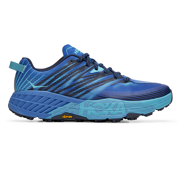 Hoka One One Speedgoat 4 Trail Laufschuhe Blau Herren 1106525-TSSB