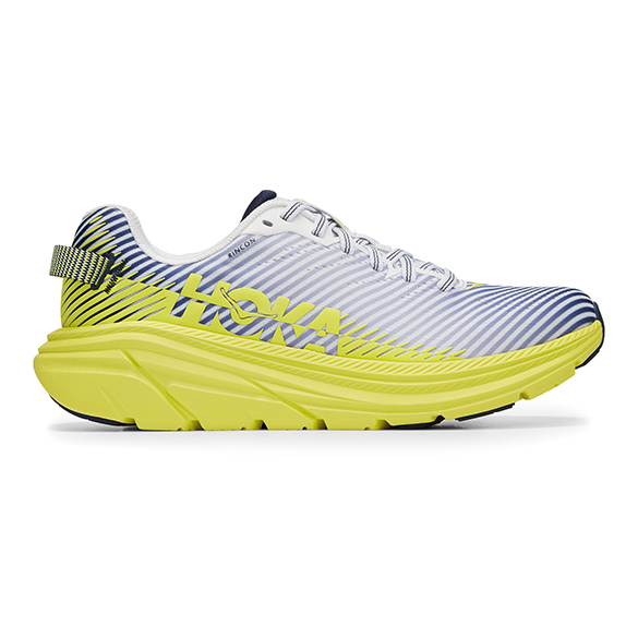 Hoka One One Rincon Laufschuhe Grau/Gelb Herren 1110514-BDBCT