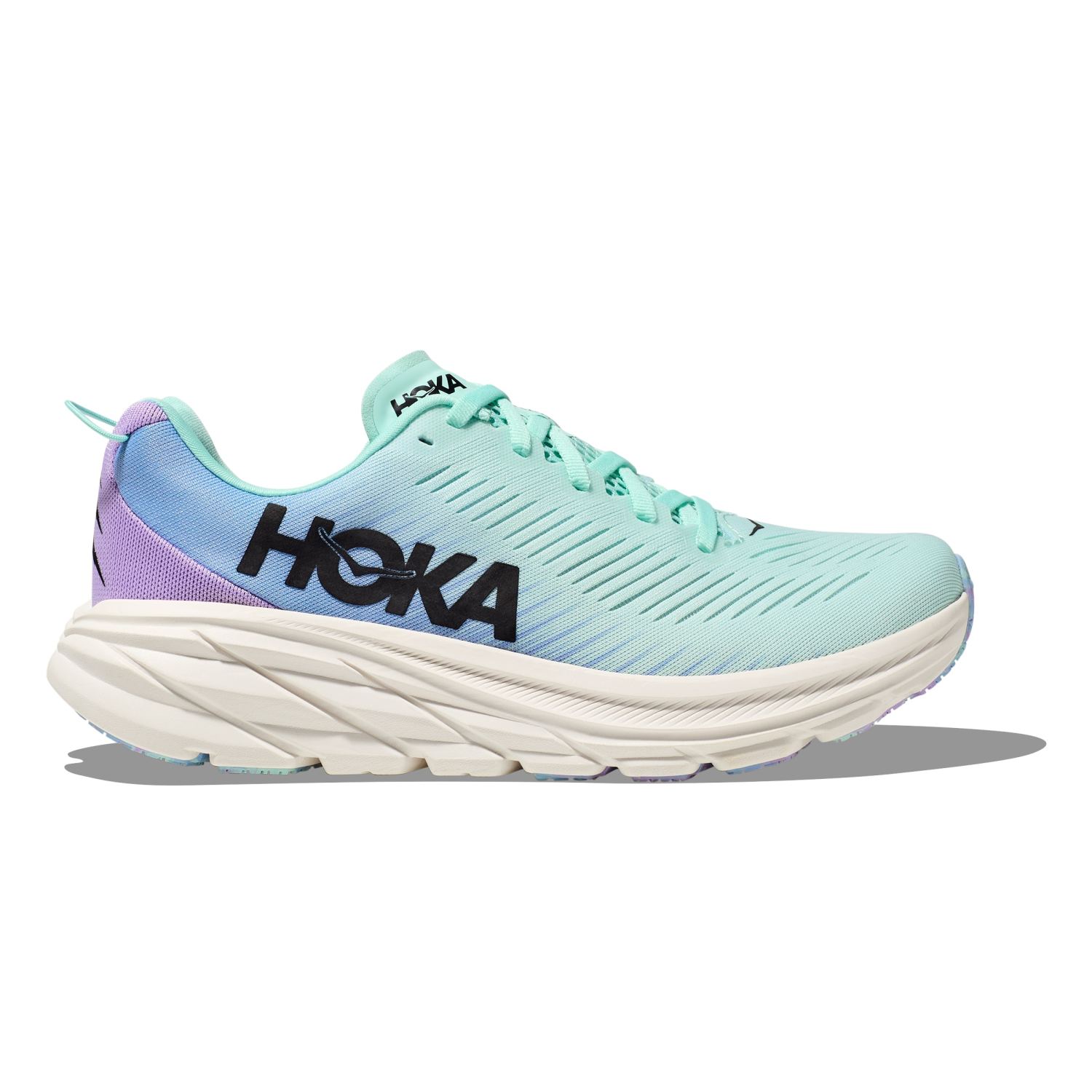 Hoka Rincon 3 Laufschuhe Grun/Blau/Lila Damen 1119396-SOAB