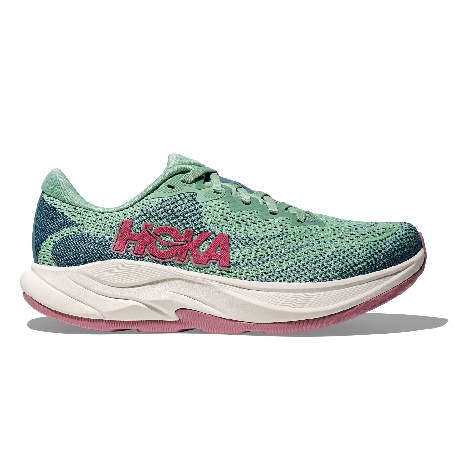 Hoka Rincon 4 Laufschuhe Jadeite/Alpine Blue Damen 1155131-JTL