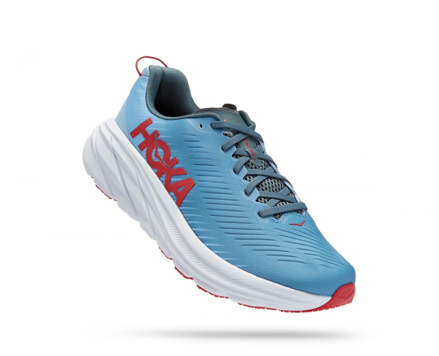 Hoka Rincon 3 Laufschuhe Blau/Rot Herren 1119395-MSSS