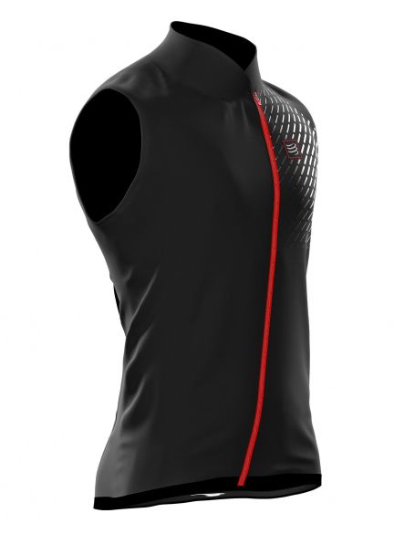 Compressport hurricane v2 Laufweste Schwarz Unisex WSTRV2-TK99