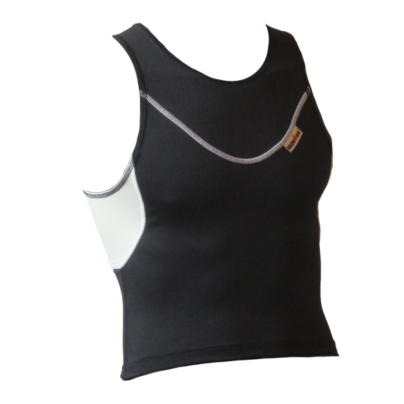Ironman Tri top ärmellos EX Schwarz Herren IM5503-15/10