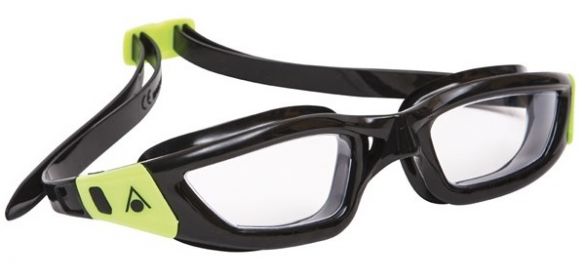 Aqua Sphere Kameleon klare Linse Schwimmbrille Schwarz/Lime AS183020