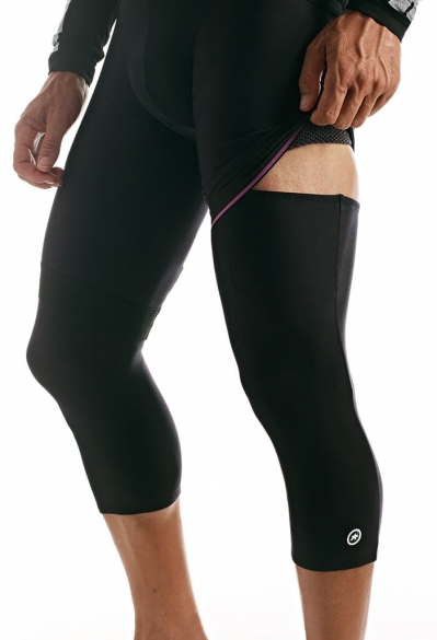Assos kneeWarmer_evo7 Knielinge Schwarz Unisex 138081415