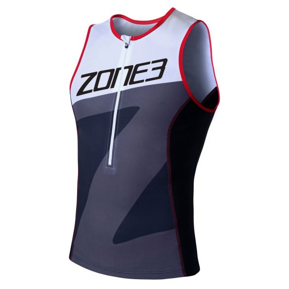 Zone3 Lava long distance Ärmellos Tri top Herren TW18MLTO102