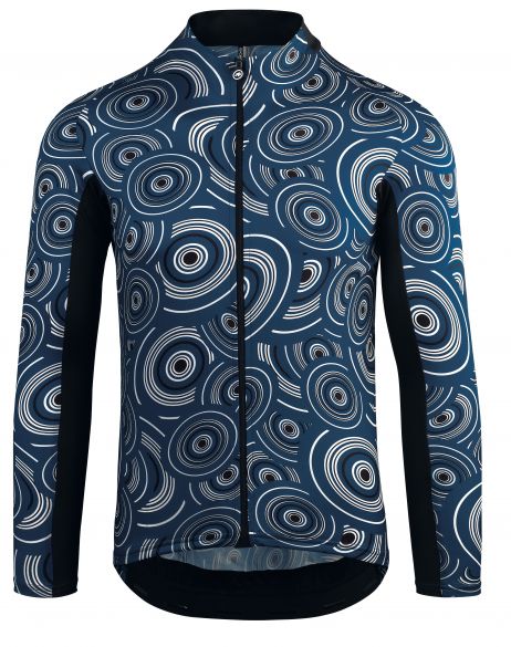Assos Mille GT Langarm Radtrikot Blau Herren 112427625