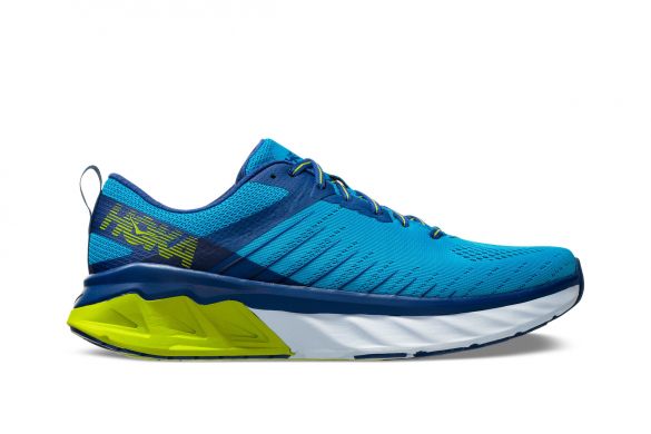 Hoka One One Arahi 3 Laufschuhe Blau/Gelb Herren 1104097-DBSTB
