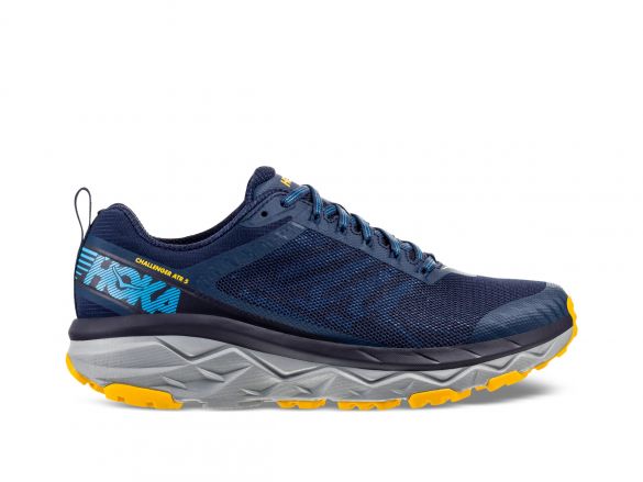 Hoka One One Challenger ATR 5 Laufschuhe Blau/Grau Herren 1104093-MOOG