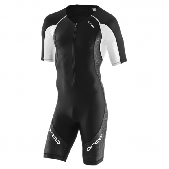 Orca Core race Kurzarm trisuit Schwarz/Weiß Herren JVC602