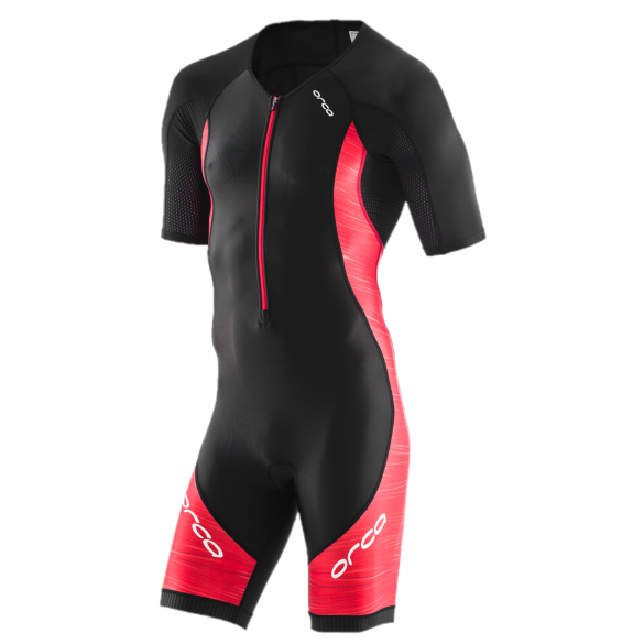 Orca Core race Kurzarm trisuit Schwarz/Rot Herren JVC615