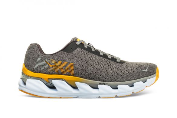 Hoka One One Elevon Laufschuhe Iron/Gelb Herren 1019267-NIAL