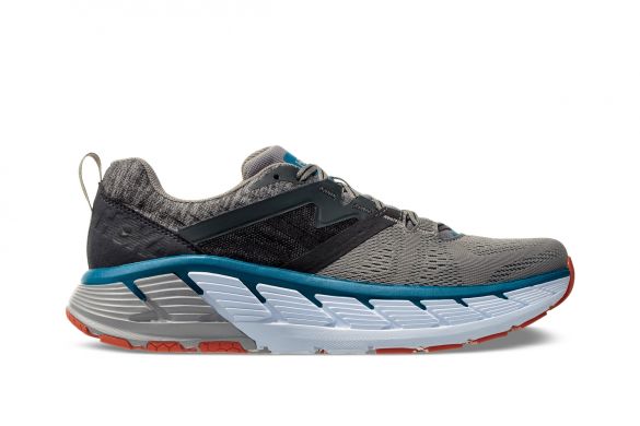 Hoka One One Gaviota 2 Laufschuhe Grau/Blau Herren 1099629-FGSR