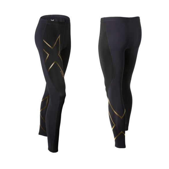 2XU Elite Merino thermal compression tight MA2639b black gold ma2639