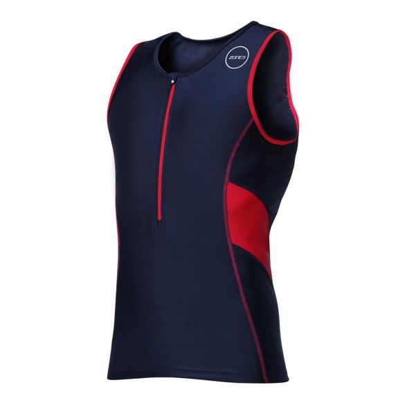 Zone3 Activate Ärmellos Tri top Schwarz/Rot Herren TW18MACT108VRR