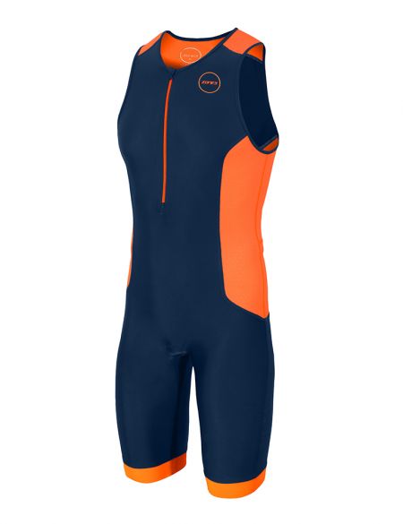 Zone3 Aquaflo plus Ärmellos Trisuit Blau/Orange Herren TS18MAQP113