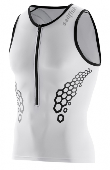 Sailfish Competition Tri top Weiß Herren SL13635